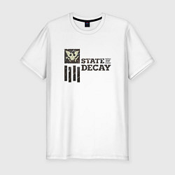 Футболка slim-fit State of Decay Iron Logo, цвет: белый