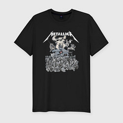Футболка slim-fit Metallica - thrash metal style!, цвет: черный