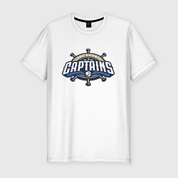 Футболка slim-fit Lake County Captains - baseball team, цвет: белый