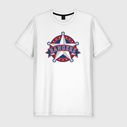 Мужская slim-футболка Texas Rangers -baseball team