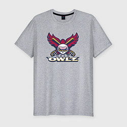 Футболка slim-fit Orem Owlz - baseball team, цвет: меланж