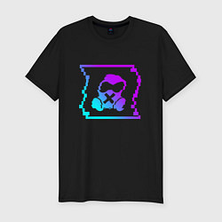 Футболка slim-fit NEON MUTE RAINBOW SIX SIEGE, цвет: черный