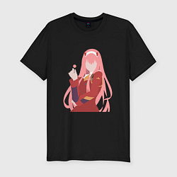 Мужская slim-футболка Zero Two 03 Darling