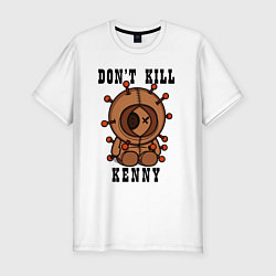 Мужская slim-футболка Не убивайте Кенни, Южный Парк