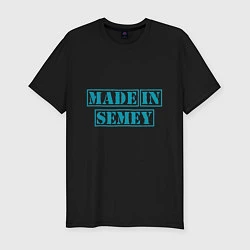 Мужская slim-футболка Семей Казахстан