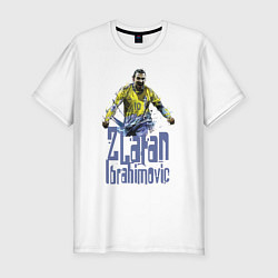 Мужская slim-футболка Zlatan Ibrahimovich - Milan