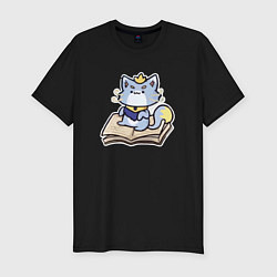 Мужская slim-футболка The Magical Cat Yuumi