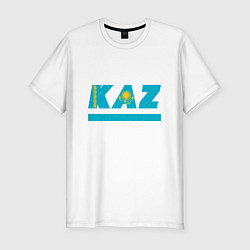 Футболка slim-fit KAZ, цвет: белый