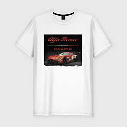 Футболка slim-fit Alfa Romeo - Racing Team, цвет: белый