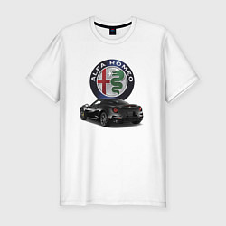 Футболка slim-fit Alfa Romeo - my dream!, цвет: белый