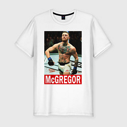 Мужская slim-футболка Конор МакГрегор McGregor