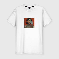 Мужская slim-футболка OilArt