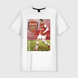 Футболка slim-fit Arsenal, Mesut Ozil, цвет: белый