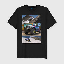 Футболка slim-fit FORZA HORIZON 5 BRONCO, цвет: черный