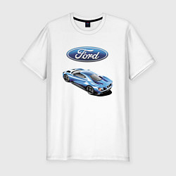Футболка slim-fit Ford Motorsport Racing team, цвет: белый