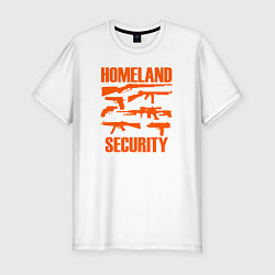 Мужская slim-футболка Национальная безопасность