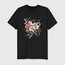 Мужская slim-футболка Spring mood Flower