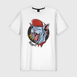 Футболка slim-fit Cool cat Hype!, цвет: белый