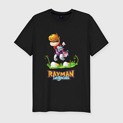 Футболка slim-fit Уставший Rayman, цвет: черный