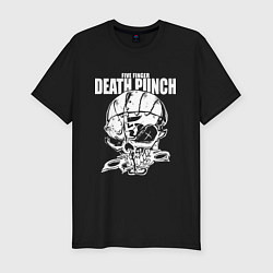 Мужская slim-футболка Five Finger Death Punch Groove metal