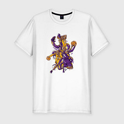 Футболка slim-fit Unbelievable Kobe Bryant!, цвет: белый