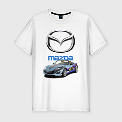 Футболка slim-fit Mazda Japan, цвет: белый
