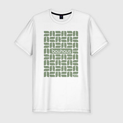 Футболка slim-fit Bauhaus Jade, цвет: белый