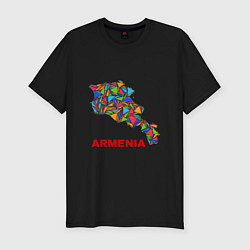 Футболка slim-fit Armenian Color, цвет: черный