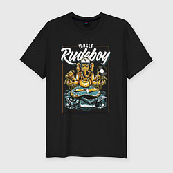 Футболка slim-fit Rudeboy, цвет: черный