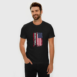 Футболка slim-fit Basketball USA, цвет: черный — фото 2