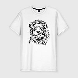 Мужская slim-футболка Lion Graphics