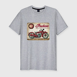 Мужская slim-футболка Indian motorcycle 1901