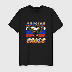 Футболка slim-fit Russian Eagle, цвет: черный