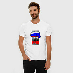 Футболка slim-fit Russian MMA, цвет: белый — фото 2