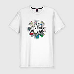 Футболка slim-fit RHCP - Really High & Crazy People, цвет: белый