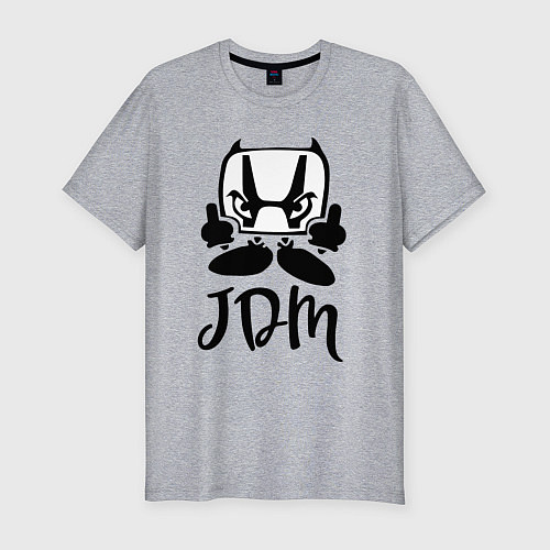 Мужская slim-футболка Honda JDM Japan Gesture / Меланж – фото 1