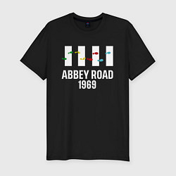 Футболка slim-fit THE BEATLES ABBEY ROAD, цвет: черный