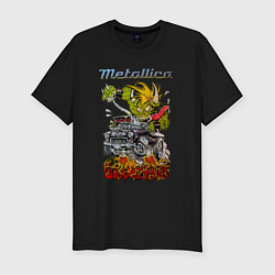 Футболка slim-fit Metallica Gimme fuel, цвет: черный