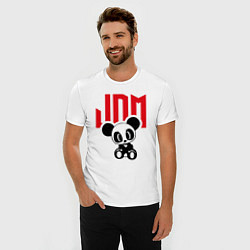 Футболка slim-fit JDM Panda Japan, цвет: белый — фото 2