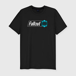 Футболка slim-fit Fallout new vegas, цвет: черный