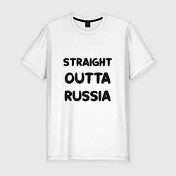 Мужская slim-футболка Из России
