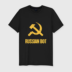 Мужская slim-футболка Atomic Heart: Russian Bot