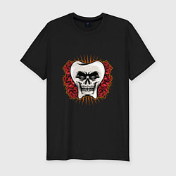 Футболка slim-fit Skull Tooth, цвет: черный