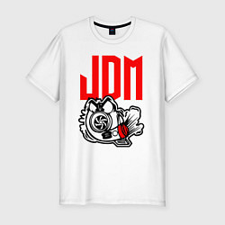 Мужская slim-футболка JDM Japan Engine