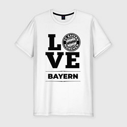 Мужская slim-футболка Bayern Love Классика