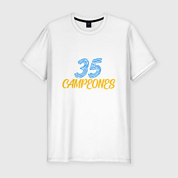 Футболка slim-fit 35 Champions, цвет: белый