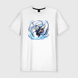 Мужская slim-футболка Летящая Римуру