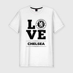 Футболка slim-fit Chelsea Love Классика, цвет: белый