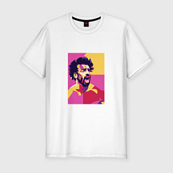 Футболка slim-fit Mo Salah Liverpool, цвет: белый