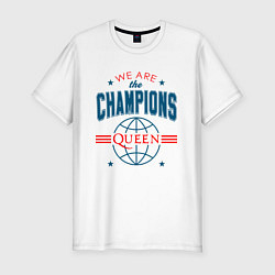 Мужская slim-футболка QUEEN WE ARE THE CHAMPIONS